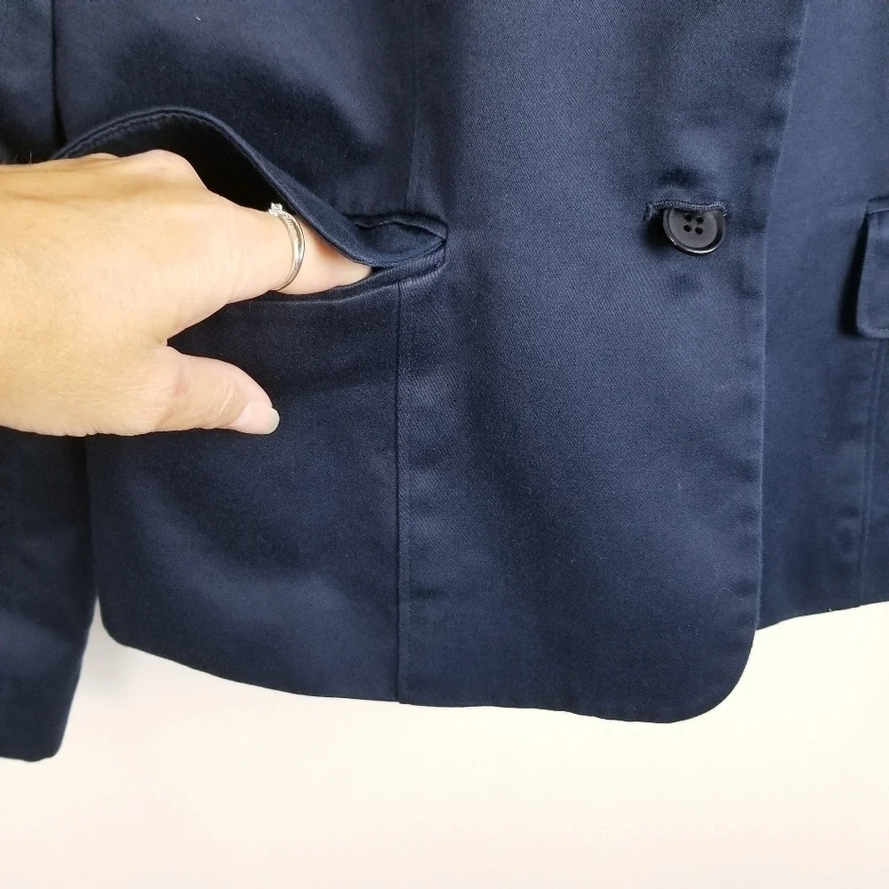 J. Crew Navy Blue Blazer
